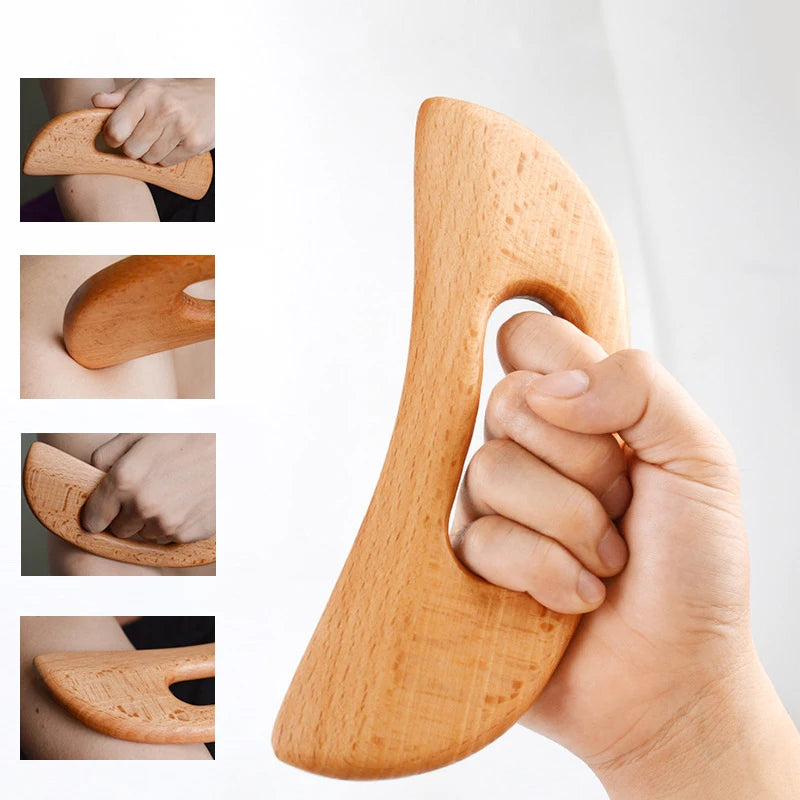 Wooden Gua Sha Tool Scraping Board Massage Tool Slimming Guasha Massage Board Gua Sha Scraper Body Massage Therapy Tool - TechSmartX