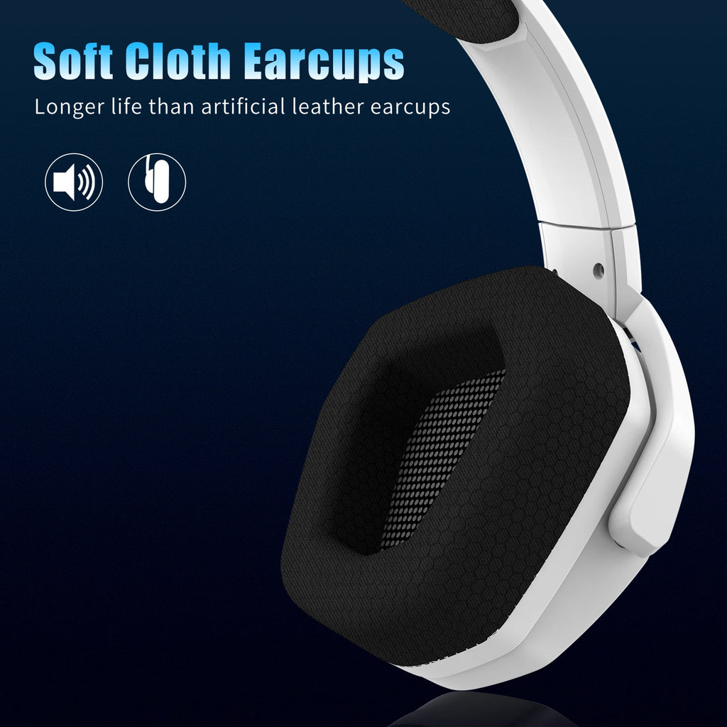 NUBWO G06 Dual Wireless Gaming Headset with Microphone for PS5, PS4, PC, Mobile, Switch, 2.4GHz Bluetooth 5.3 Gaming Headphones - TechSmartX