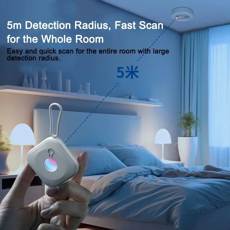 Infrared Camera Detector Anti Peeping Lens Finder LED Spy Gear For Security Protection Hidden Camera Detection - TechSmartX