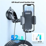2024 NOU Suport auto universal tip ventuză pentru telefon 360° Suport mobil pentru parbriz, bord auto, pentru iPhone Samsung Xiaomi
