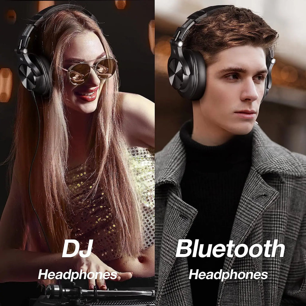 Oneodio Fusion A70 Bluetooth Headphones Hi-Res Audio Over Ear Wireless Headset Professional Studio Monitor DJ HiFi Headphones - TechSmartX
