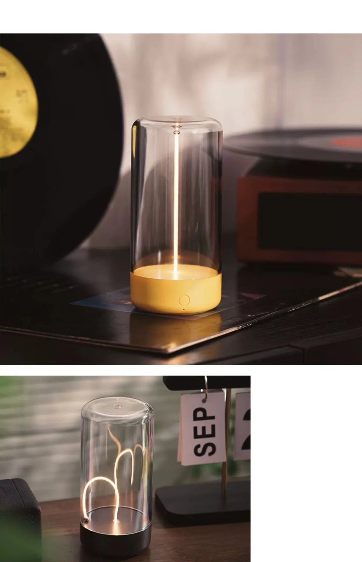 Portable quantum wire ambient magnetic light Type-C charging, eye protection function, bedroom, study, camping, Christmas gift - TechSmartX