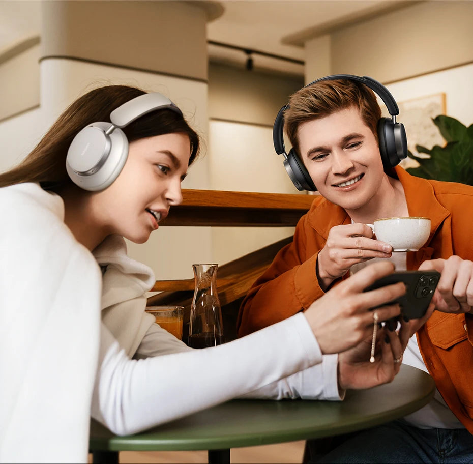 UGREEN Studio Pro 48dB ANC Wireless Headphones Over Ear Bluetooth Earphones Active Noise Cancellation Hi-Res LDAC 120h Playtime - TechSmartX