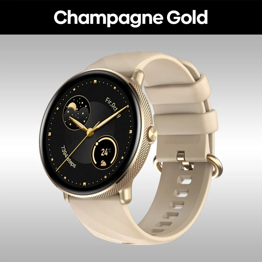 Zeblaze GTR 3 Pro Voice Calling Smart Watch 1.43" AMOLED Display 316L Stainless Steel Frame Fitness Tracking Smartwatch - TechSmartX