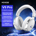 MCHOSE V9 pro E-Sports Headset with Microphone Tri-Mode Gaming USB Wireless 7.1 Channel Surround Sound Portable Audio Headphones - TechSmartX