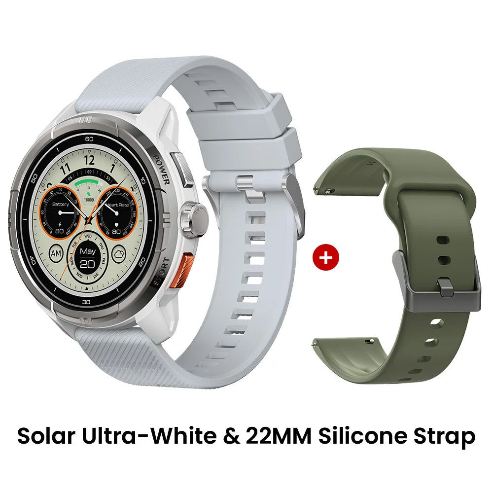 HAYLOU Solar Ultra GPS Smartwatch 1.6” AMOLED Display 5ATM Waterproof Built-in GPS Bluetooth Phone Calls Sports Smart Watch - TechSmartX