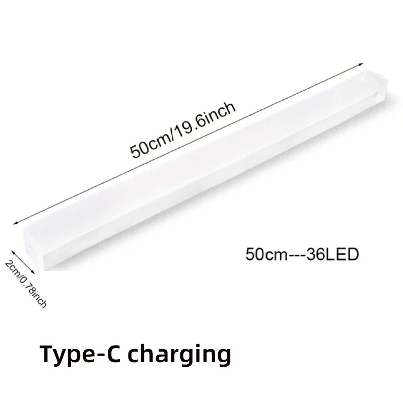 Motion Sensor Lamp Night Light Wireless LED USB Type C Rechargeable Lamp for Kitchen Cabinet Bedroom Wardrobe Staircase Lighting - TechSmartX