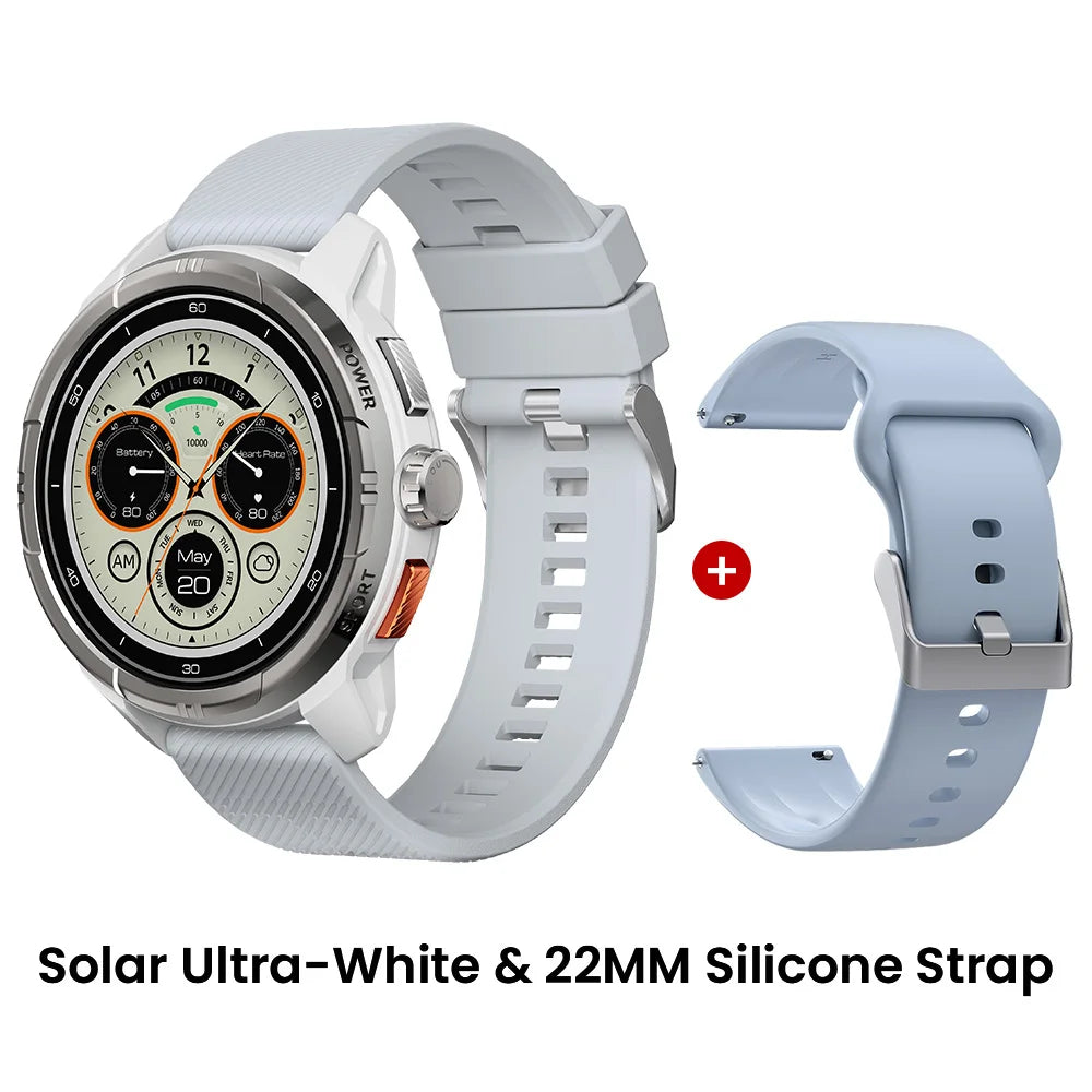 HAYLOU Solar Ultra GPS Smartwatch 1.6” AMOLED Display 5ATM Waterproof Built-in GPS Bluetooth Phone Calls Sports Smart Watch - TechSmartX