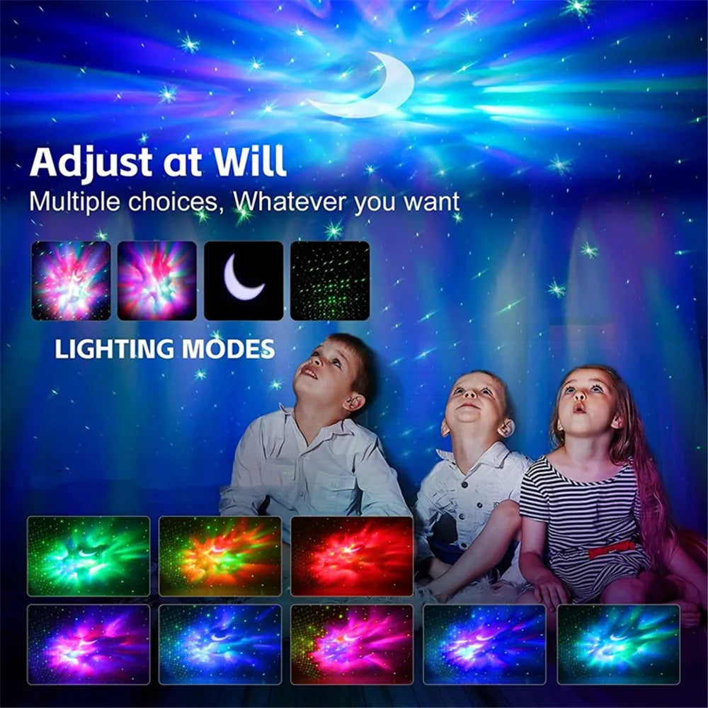 Astronaut Galaxy Starry Sky Projector Night Light Remote Control Rocket Nebula Projection Lamps For Bedroom Christmas Kids Gift - TechSmartX