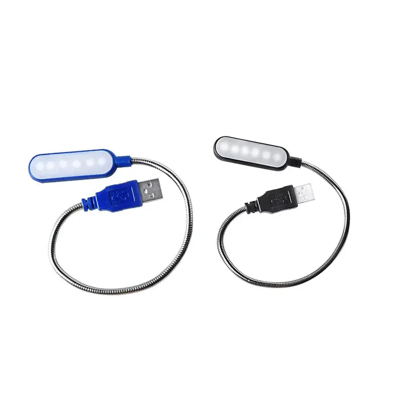 1PC Mini USB LED Light Book Light Flexible Reading Lamp Portable Night Light For Power Bank Laptop Notebook PC Computer - TechSmartX