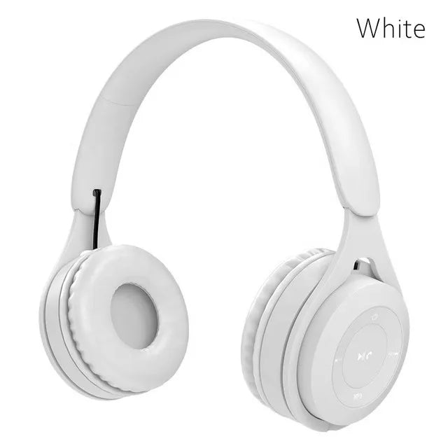 Y08 Macaron Wireless Bluetooth Headband Headphones with Mic Stereo Gaming Headset Gamer Girl Gift for Mobile Tablet - TechSmartX
