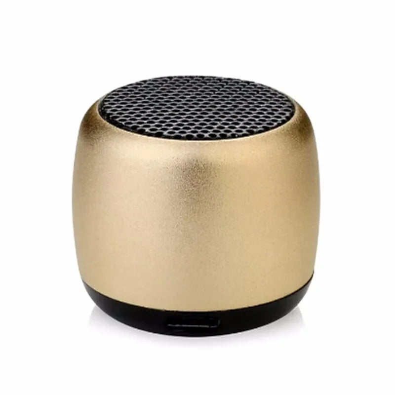 M1 Mini Bluetooth-compatible Small Speaker Portable Intelligent One Drag Two Small Steel Cannon Metal Wireless Sound Subwoofer - TechSmartX