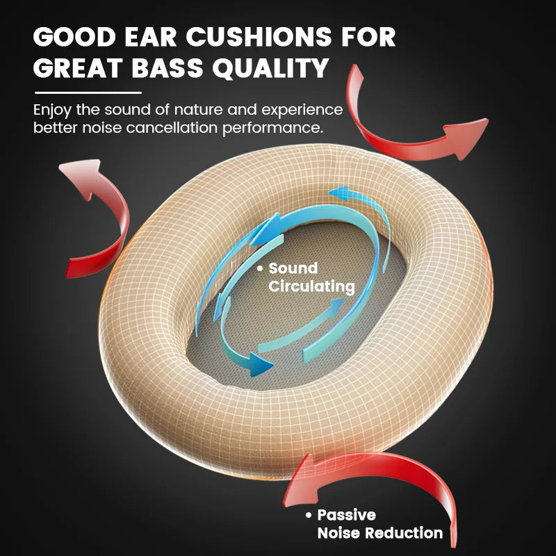 Edifier W820NB Plus Wireless Noise Cancelling Headphones 43dB ANC Hi-Res LDAC Codec 49hrs Playtime Over-Ear Bluetooth Headset - TechSmartX