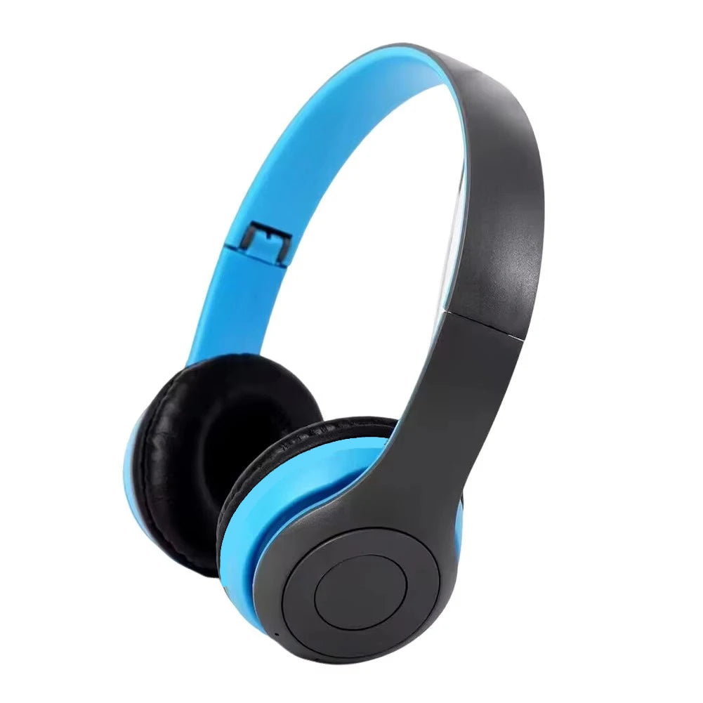 P47 Wireless Headphones Bluetooth 5.0 Earphones Foldable HIFI Stereo Bass for Music Gaming Kid Girl Earphone for Smartphone - TechSmartX