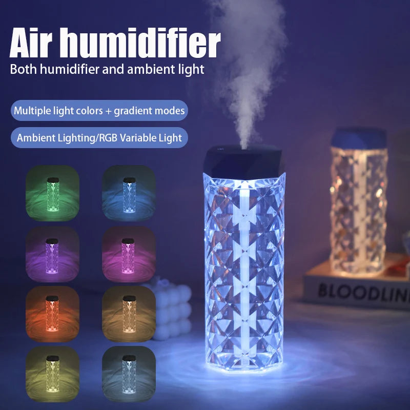 400ML Air Humidifier USB Aroma Diffuser Essential Oil Purifier Fragrance Mist Maker RGB Light humidificador For Car Home Bedroom - TechSmartX
