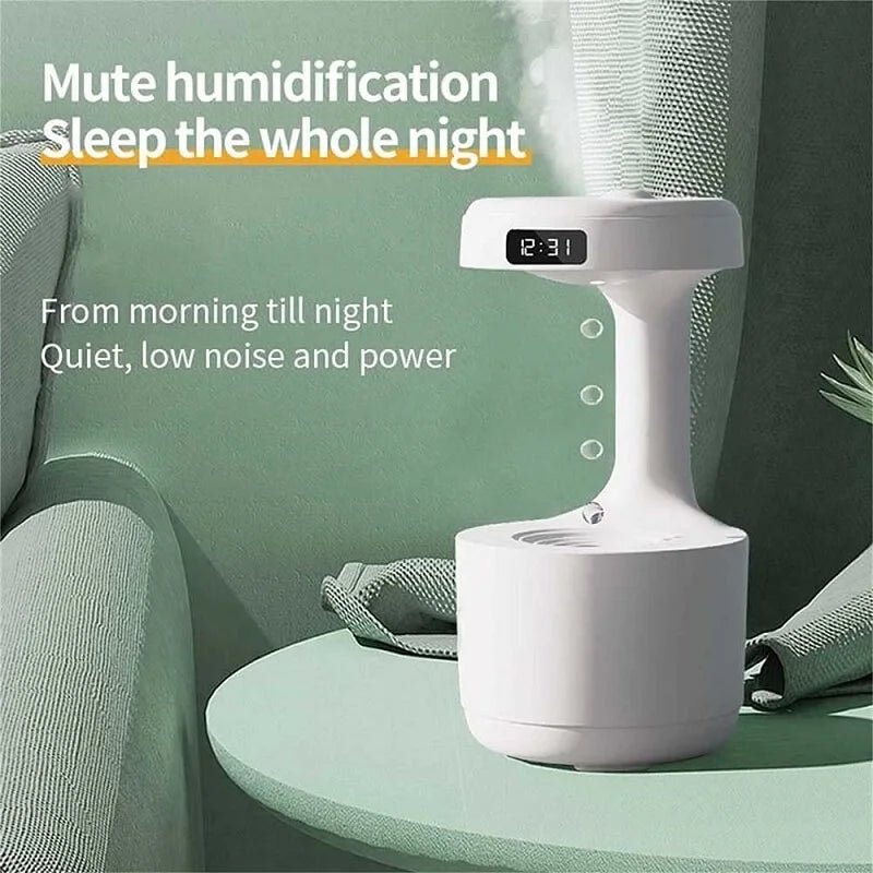 Anti-Gravity Humidifier New Ultrasonic Humidifier with Dual Power-Off Protection Large Capacity Air Humidifierw for Home/Office - TechSmartX