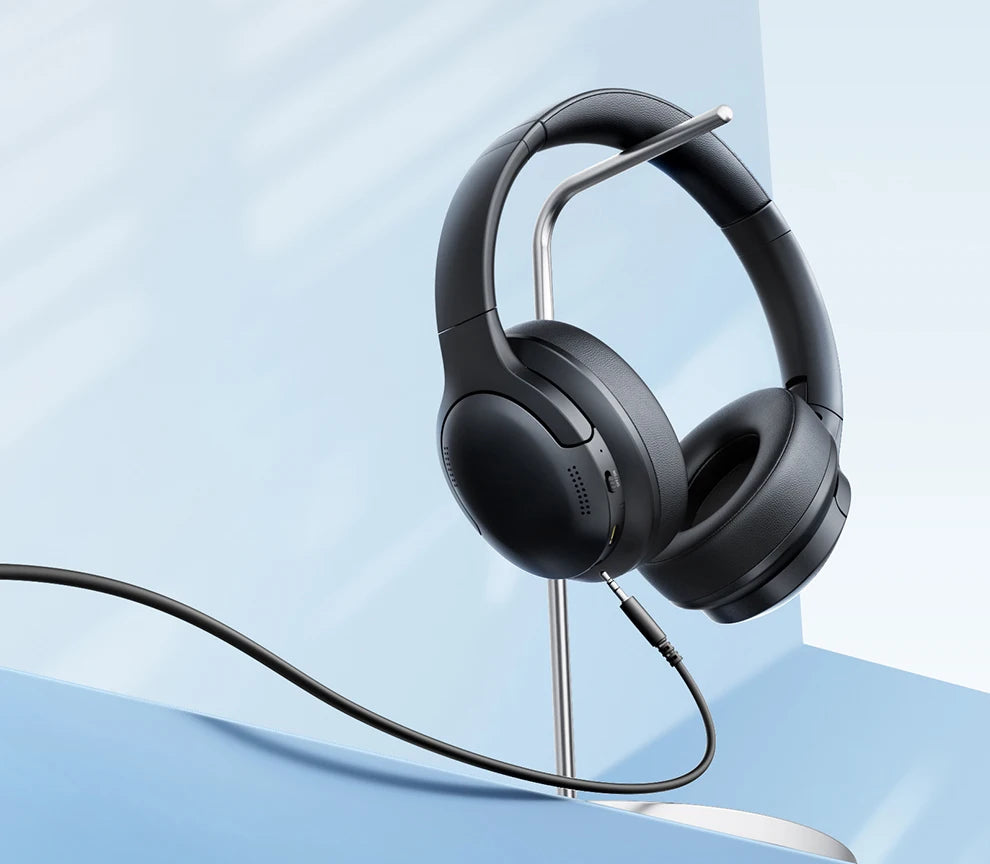 Baseus Wireless Headphones Bluetooth 5.3 HIFI Level Earphone 40mm Driver Foldable Over Ear Headsets 70H Playtime Spatial Audio - TechSmartX