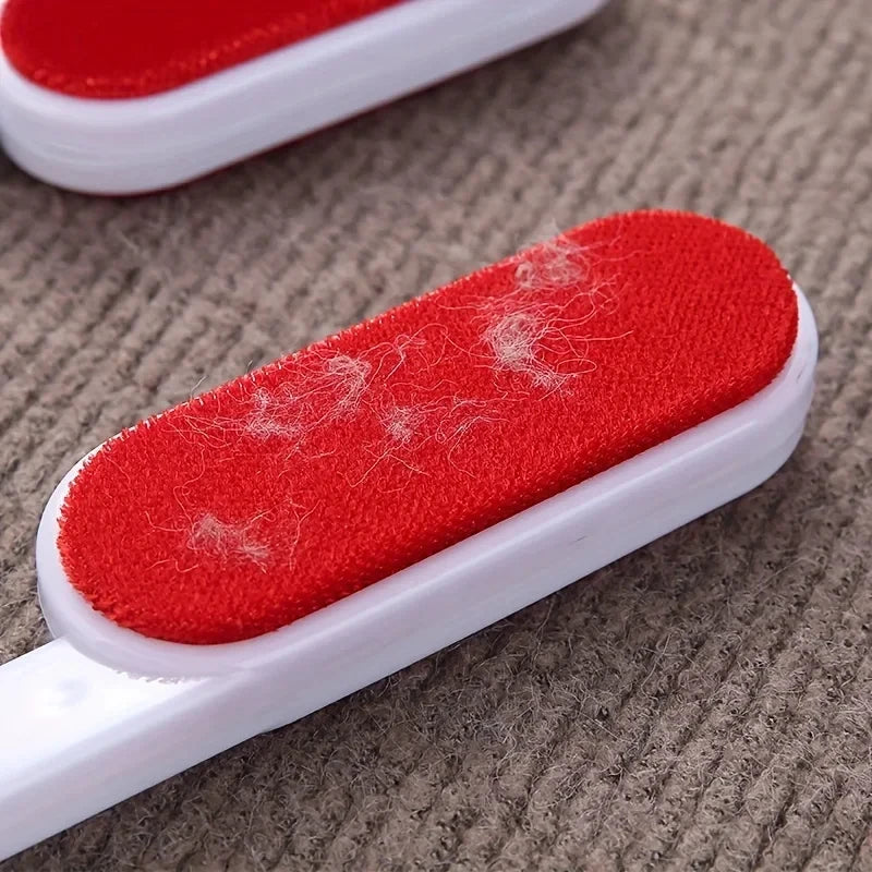 Self-cleaning Lint Sticking Roller 2 Sides Dedusting Brush Pet Hair Remover Brush Removing Dog Cat Hair from Sofa Carpet Clothes - TechSmartX