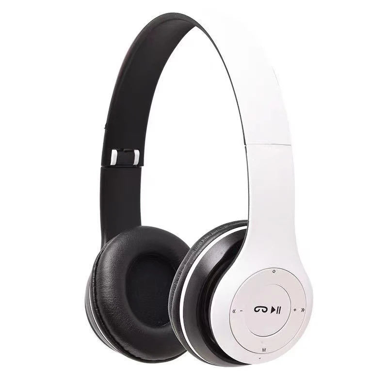 P47 Wireless bluetooth headphone With Mic Headsets Stereo Sound Earphones Sports Gaming Headphones Supports PC Smartphone - TechSmartX