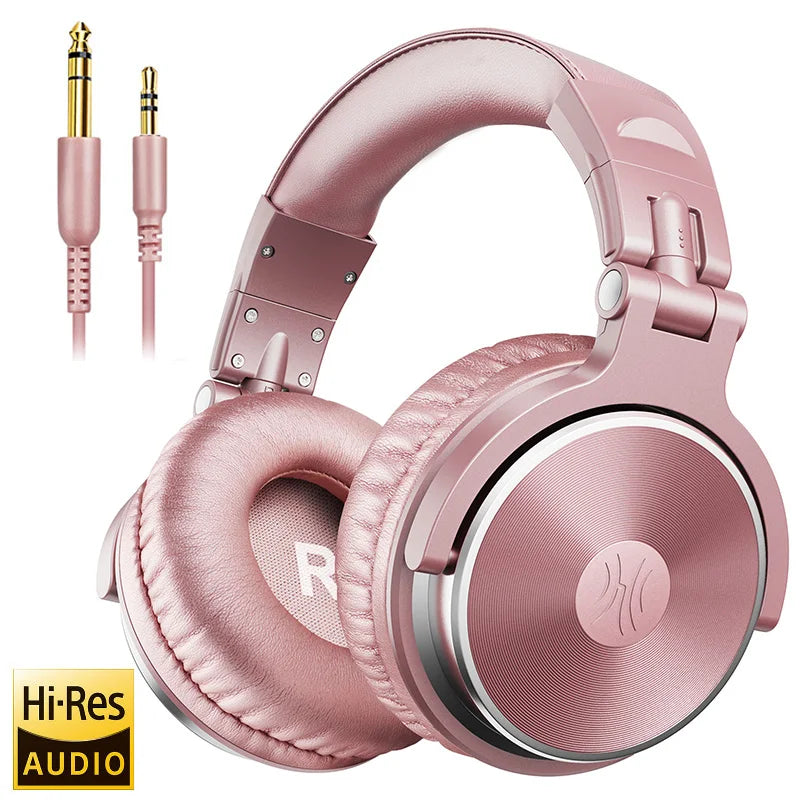 Oneodio Wired Headphones Professional Studio Pro 10/30/50 DJ Headphones With Microphone Over Ear HiFi Hi-Res Monitor Headset - TechSmartX