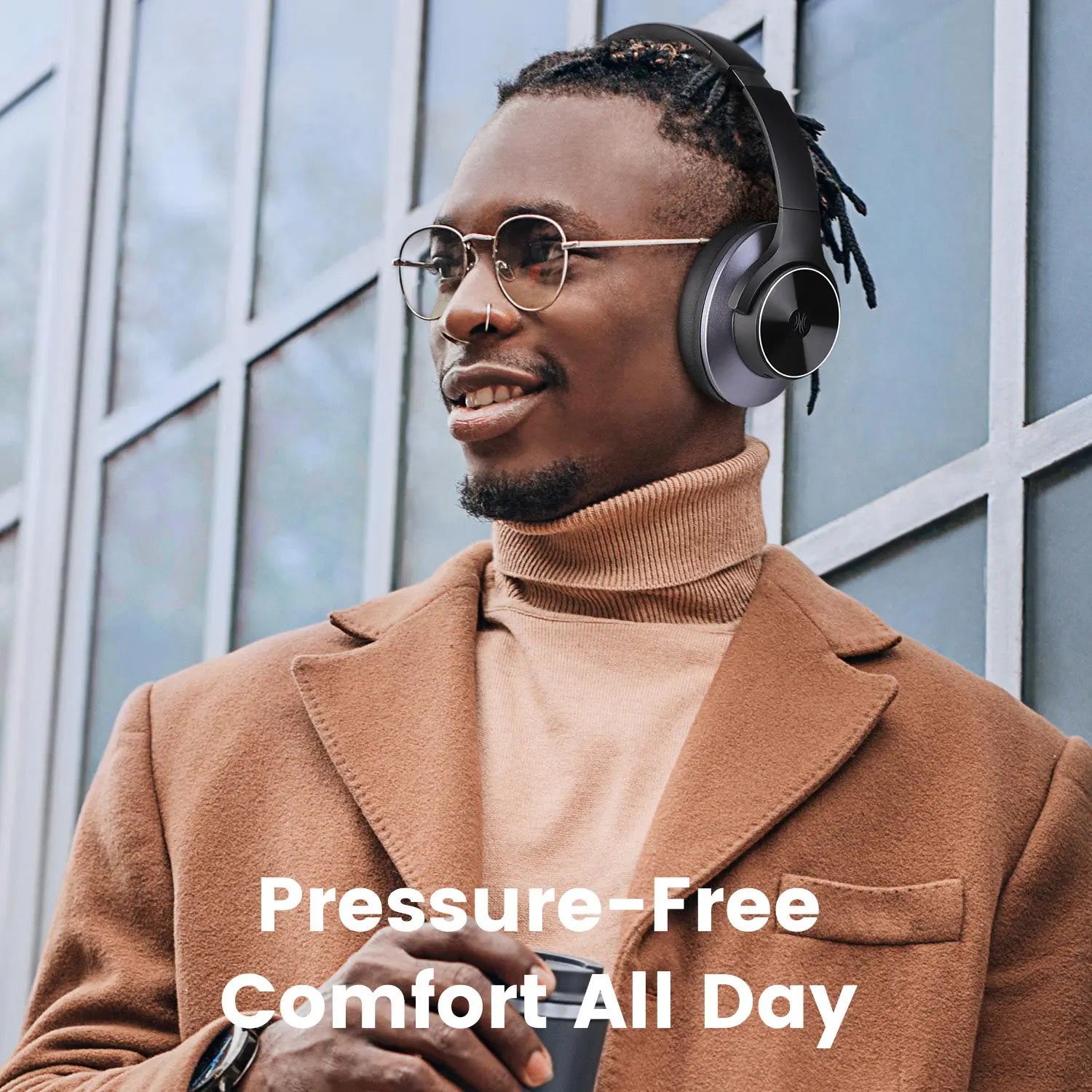 Oneodio A10 Bluetooth 5.4 Headphones Hybrid Active Noise Cancelling With Hi-Res Audio Over Ear Wireless Headset ANC With 5-Mic - TechSmartX