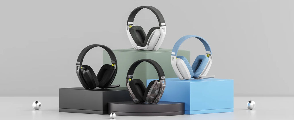 BINNUNE BW06 Bluetooth Headsets Gamer with Mic for PS5 PS4 PC Mac Playstation Wireless 2.4GHz Gaming Headphone with Microphone - TechSmartX