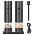 USB Rechargeable Electric Salt and Pepper Grinder Adjustable Coarseness Large Capacity Auto Spices Grinders Kitchen Cooking Tool - TechSmartX