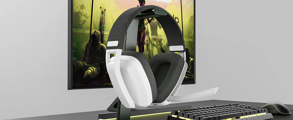 BINNUNE BW06 Bluetooth Headsets Gamer with Mic for PS5 PS4 PC Mac Playstation Wireless 2.4GHz Gaming Headphone with Microphone - TechSmartX