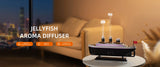 Dynamic Jellyfish Air Humidifier 250ml Essential Oil Diffuser Remote Control Bedroom Humidifier With 7 Colorful Night Lights - TechSmartX