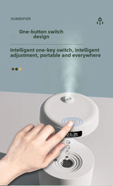 Anti-Gravity Humidifier New Ultrasonic Humidifier with Dual Power-Off Protection Large Capacity Air Humidifierw for Home/Office - TechSmartX