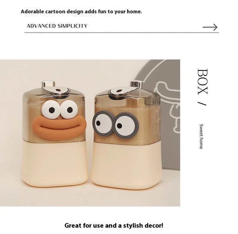 Creative Cartoon Gut and Mouth Toothpick Box for Home Use High Appearance Level Cream-style Light Luxury Toothpick Holder - TechSmartX
