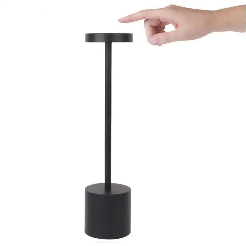 LED Cordless Touch  Table Lamps Rechargeable Desk Lamp 3Colors Adjustable Bedside Creative Ambient Light Bar Room Decor Light - TechSmartX