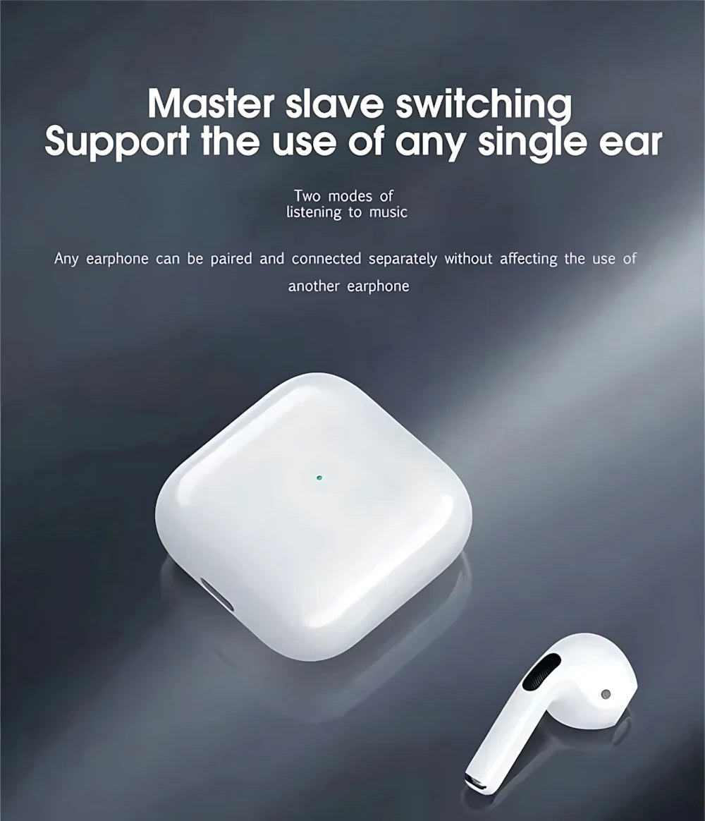 Wireless Bluetooth Earphones For Apple iPad Air Earbuds For iPhone 17 16 15 14 13 12 11 Pro Max Headphone Laptops Tablet Headset