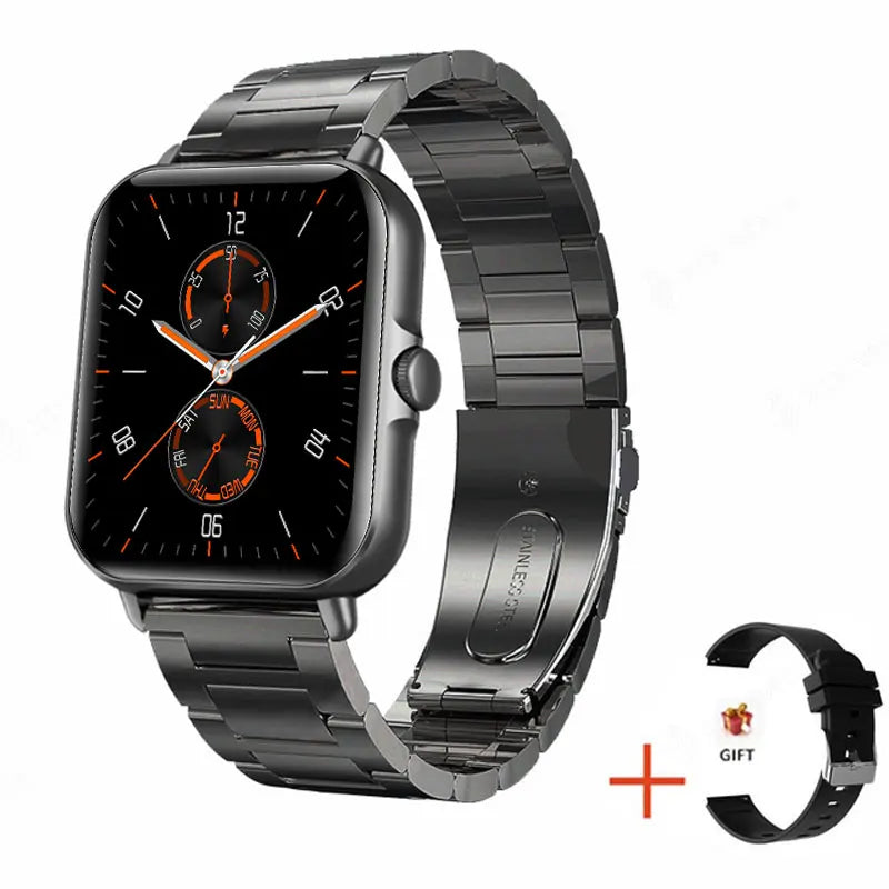 2025 Digital Smartwatch Sports Fitness Men's Women Smart Watch Waterproof Wrist Watches for Ladies Kids Child Android IOS Phones - TechSmartX