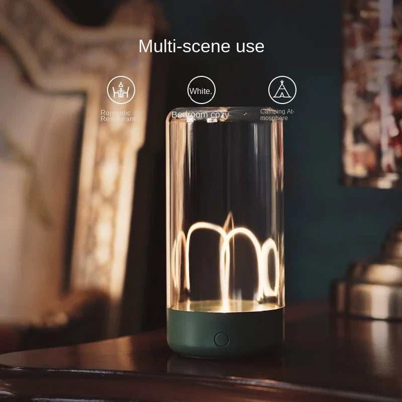 Portable quantum wire ambient magnetic light Type-C charging, eye protection function, bedroom, study, camping, Christmas gift - TechSmartX