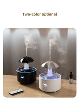 Rainbow Raindrop Aromatherapy Machine Rotating Water Drop Humidifier 7-Color Lamp Creative Umbrella Essential Oil Diffuser - TechSmartX