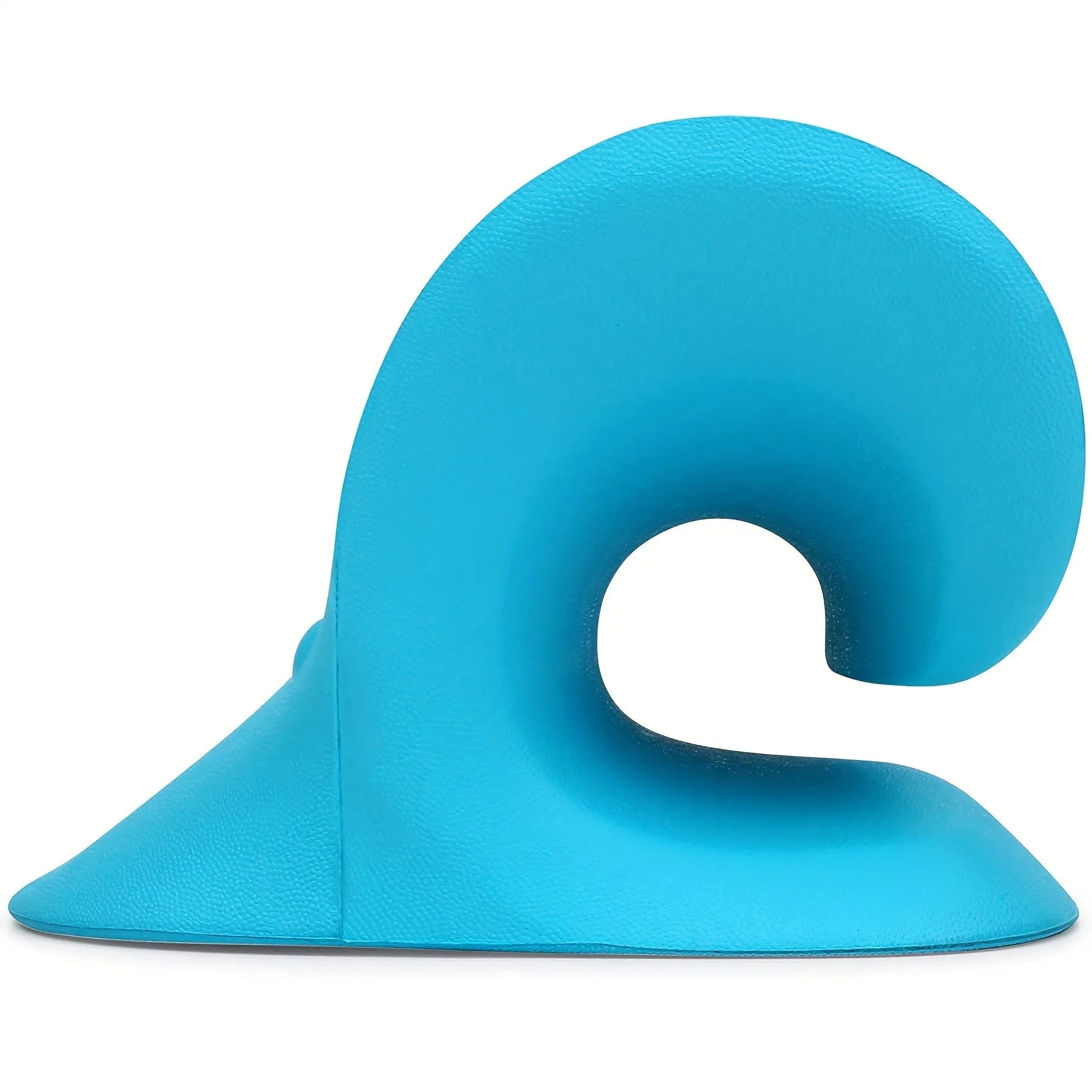Eva Neck And Shoulder Relaxer, C-Shape Cervical Traction Device, Relax Spine Alignment, Chiropractic Pillow Stretcher Massager - TechSmartX