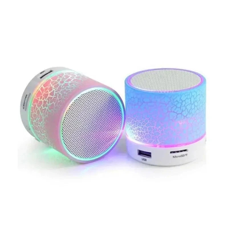 PHONEPACE A9 Bluetooth Speaker  Mini  Crack LED SD Card USB Subwoofer Portable MP3 Music Sound Column for PC Mobile Phone Etc. - TechSmartX