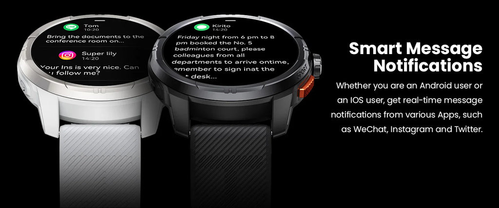 HAYLOU Solar Ultra GPS Smartwatch 1.6” AMOLED Display 5ATM Waterproof Built-in GPS Bluetooth Phone Calls Sports Smart Watch - TechSmartX