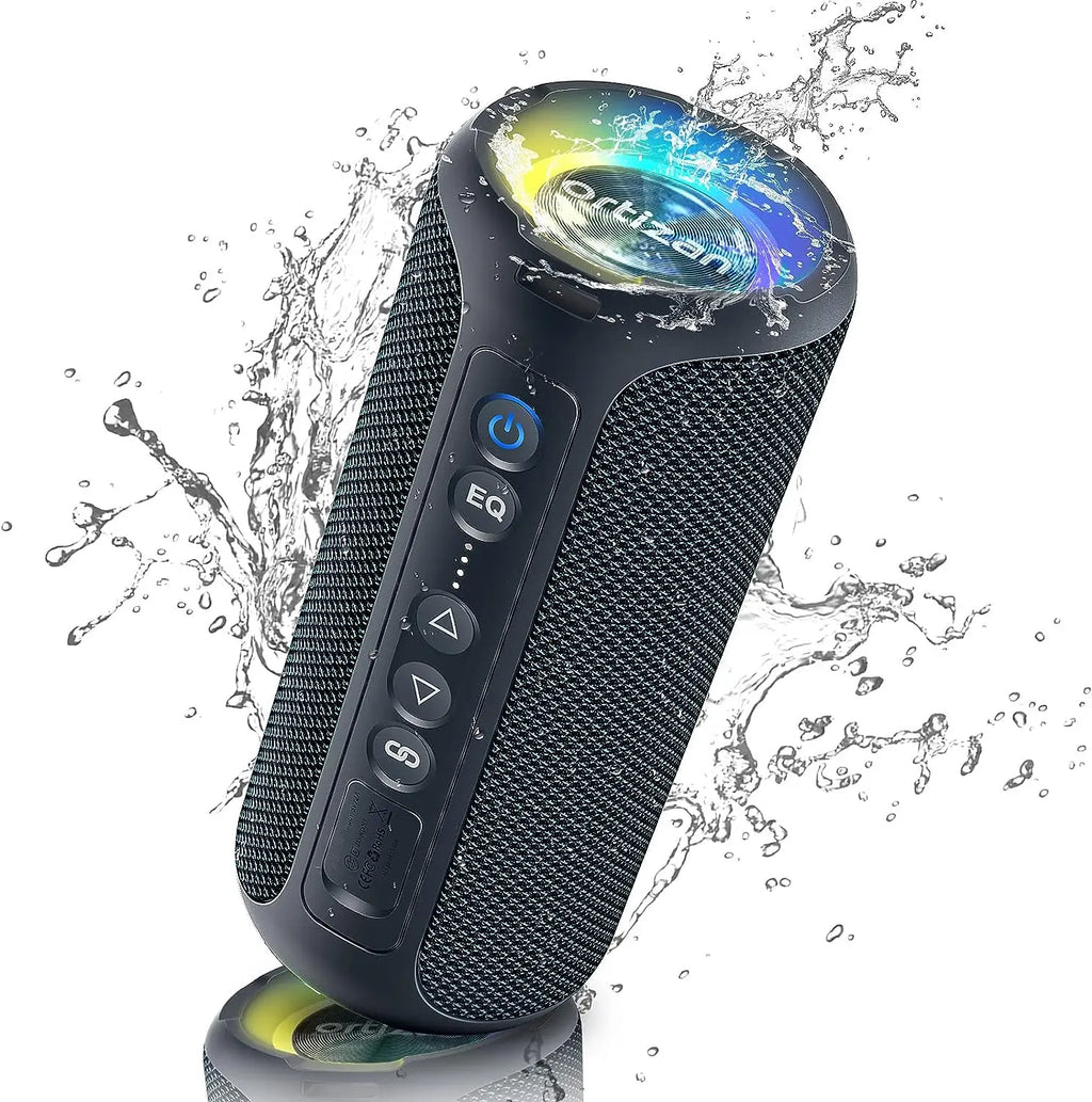Ortizan Bluetooth Speakers 40W Enhanced Bass Portable Outdoor Wireless Speaker 30Hrs IP7 Waterproof Shower Speaker Bluetooth 5.3 - TechSmartX