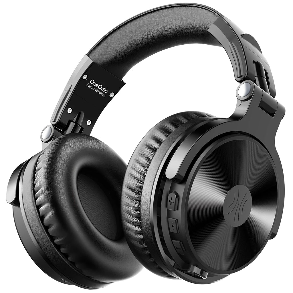 Oneodio Pro-C Bluetooth Wireless Headphones With Mic 110Hr Hi-Res Over Ear Bluetooth 5.2 Headset Earphone For Phone PC Sports - TechSmartX