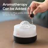 New Starry Sky Projection Air Humidifier with Colorful Gradient Night Light USB Delicate Water Mist Essential Oil Aroma Diffuser - TechSmartX