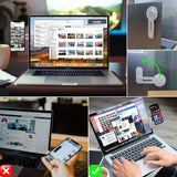 Suport magnetic subțire și pliabil pentru telefon, pentru laptop, pentru monitorul computerului, pentru iPhone 14, 13, 12 Series și toate telefoanele.