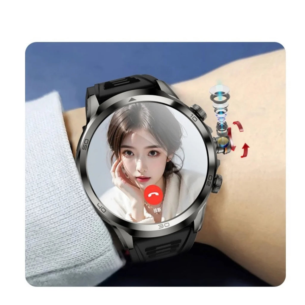 Original H19 Smart Watch Android 10.0 Smartwatch With 190° Rotary Camera GPS WIFI 1.95inch Larger Amoled Screen 256GB Storage - TechSmartX