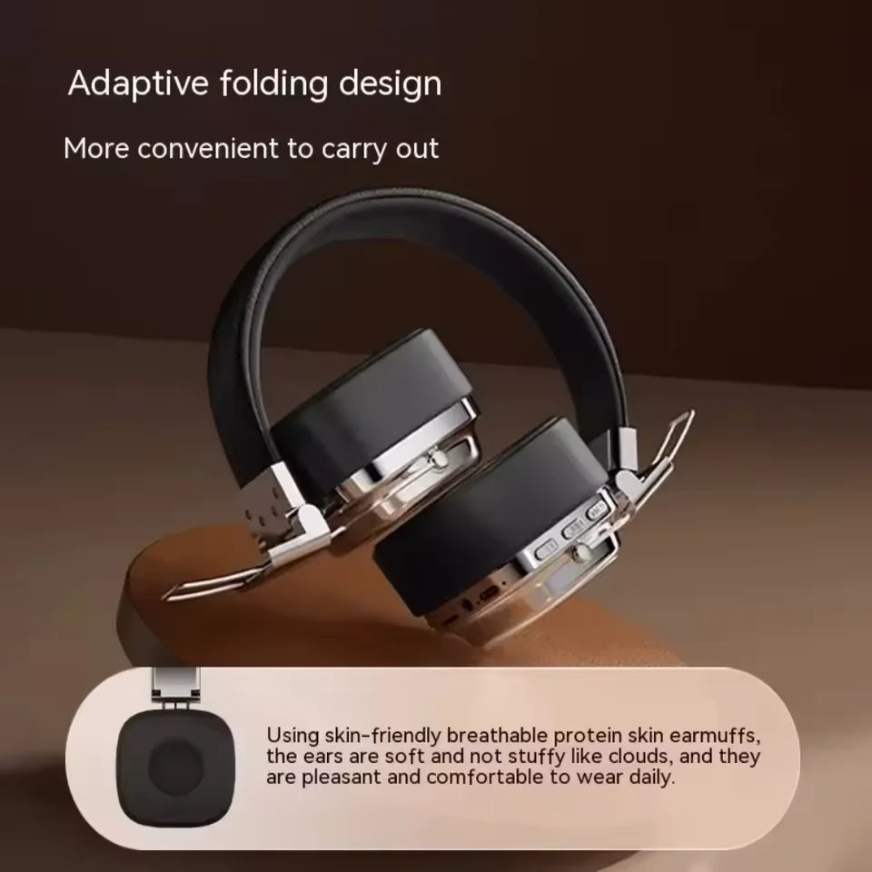 2025 New 5.3 Foldable Wireless Bluetooth Headsets Headset Gamer Choice Retro Over Ear Headphones DJ Stereo Sounds Bluetooth - TechSmartX