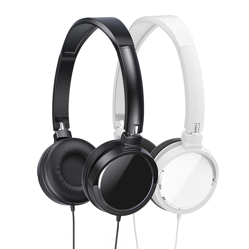 3.5mm/Type-C Wired Headphones Noise Cancelling Business Over Ear Headset Flexible Adjustable Stereo Earphones for PC MP3 Mobile - TechSmartX
