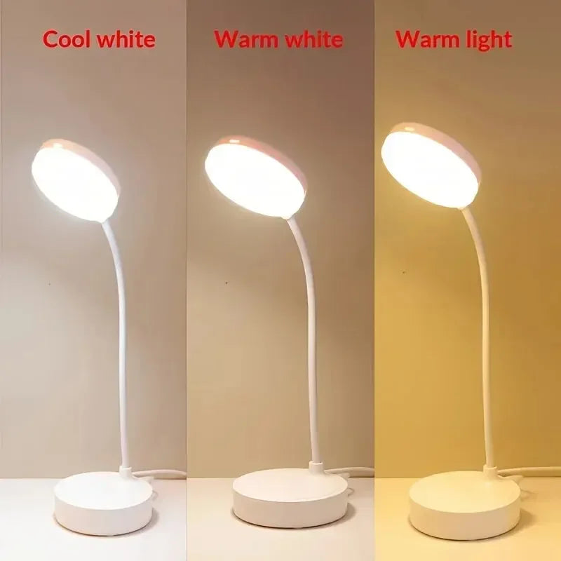 LED Table Lamps 3Levels Dimmable Wireless Led Desk Lamp Touch Night Light USB Rechargeable Touch Lamp For Room Study Office - TechSmartX