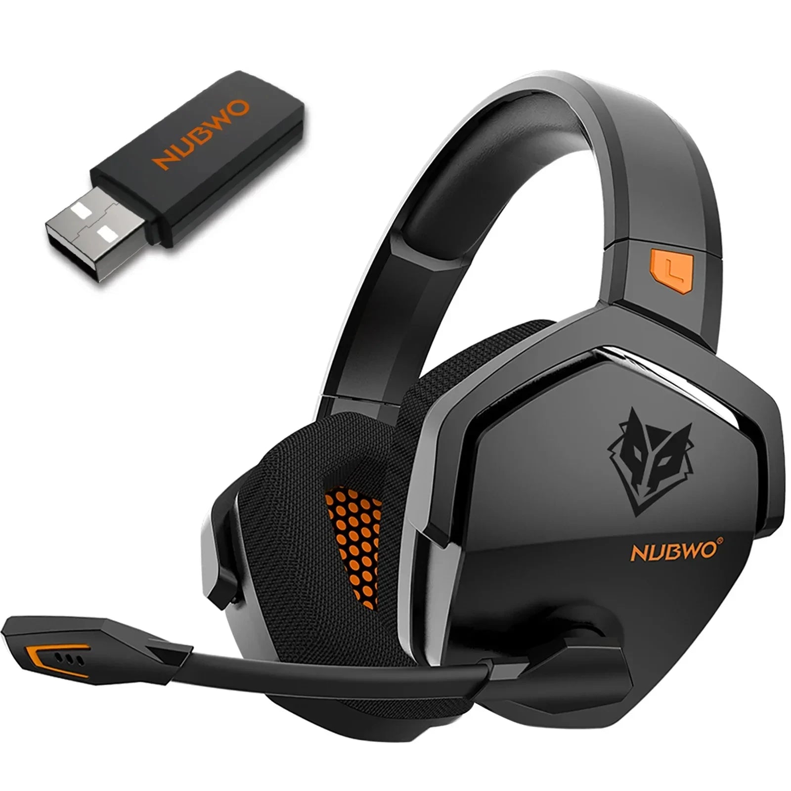 NUBWO G06 Dual Wireless Gaming Headset with Microphone for PS5, PS4, PC, Mobile, Switch, 2.4GHz Bluetooth 5.3 Gaming Headphones - TechSmartX