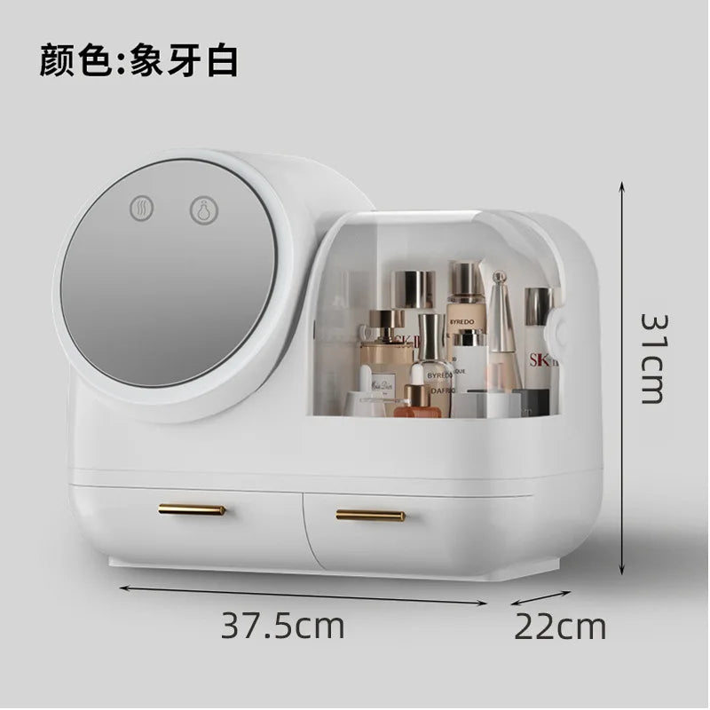 Creative LED Cosmetic Storage Box - The Internet's Most Popular Organizer for Makeup Lovers - TechSmartX