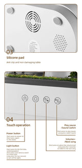 Aroma Humidifier Raindrop Air Humidifier Colorful Light White Noise Essemtial Oil Diffuser Home Ultrasonic Fragrance Diffuser - TechSmartX